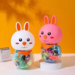 Cute Rabbit 2 in 1 Play Dough and Coin Box