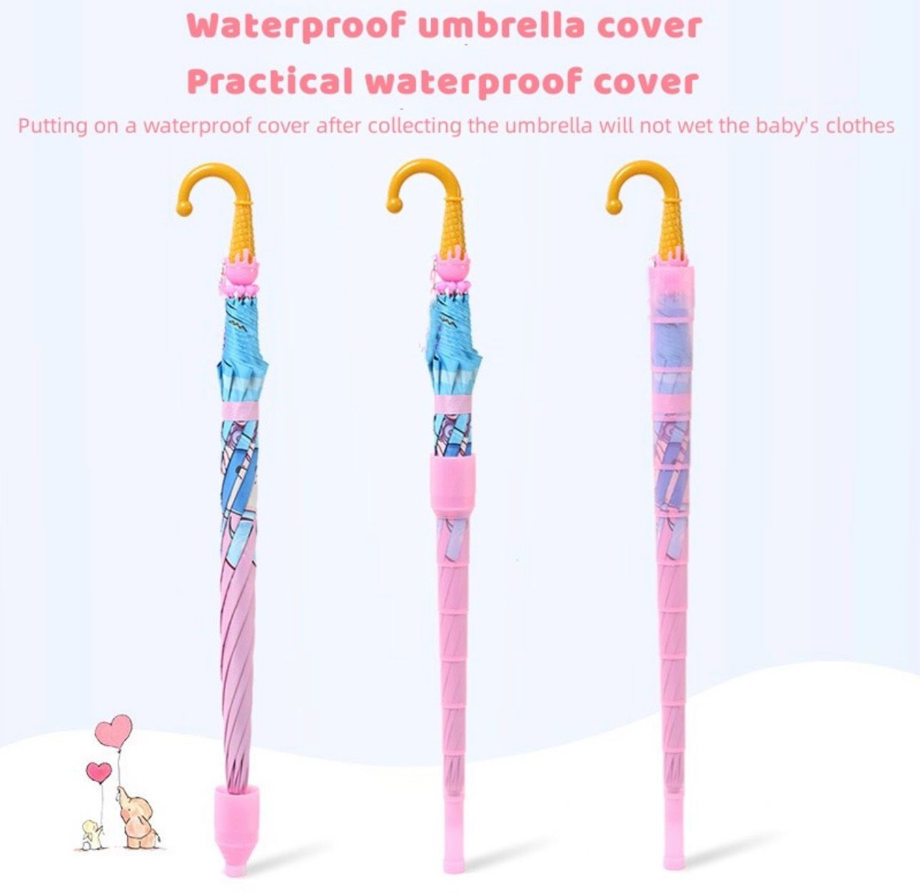 5eed91aa-565e-4cef-a050-013a7b196d9e Kids cute characters Umbrella - Image 1