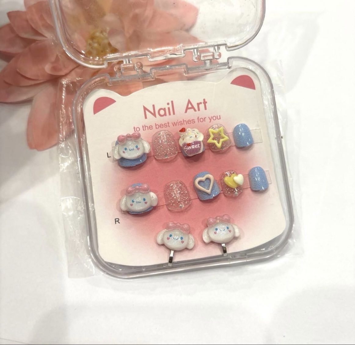 screenshot-111 Cute nails and ear studs set - Image 1