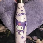 Kuromi embossed water bottle