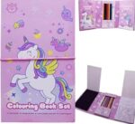 Unicorn Themed colouring Book set