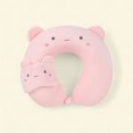 Cute Travel pillow with eye mask