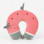 Watermelon Travel Neck Pillow & Eye Mask Set 🍉✈️