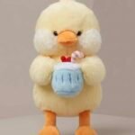 Cute Duck Plush Toy with Drink 🐥💛