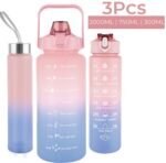 3-Piece Motivational Water Bottle Set 💧✨ - Image 3
